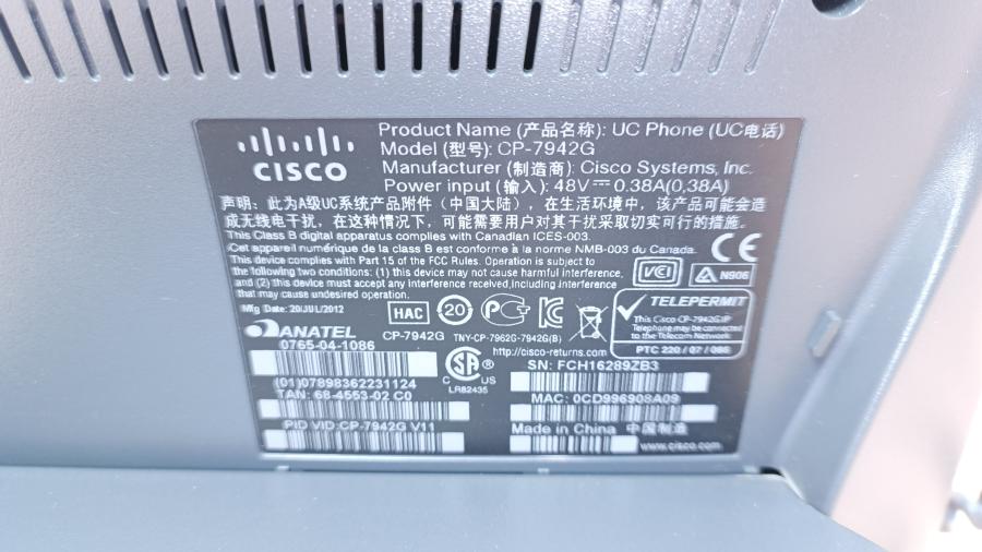 229-011-001 Телефон VoIP CISCO CP-7942G #11