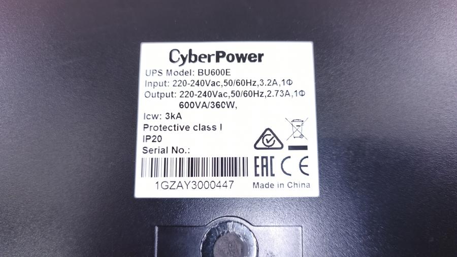 229-025-001 Источник бесперебойного питания CyberPower BU600E #9