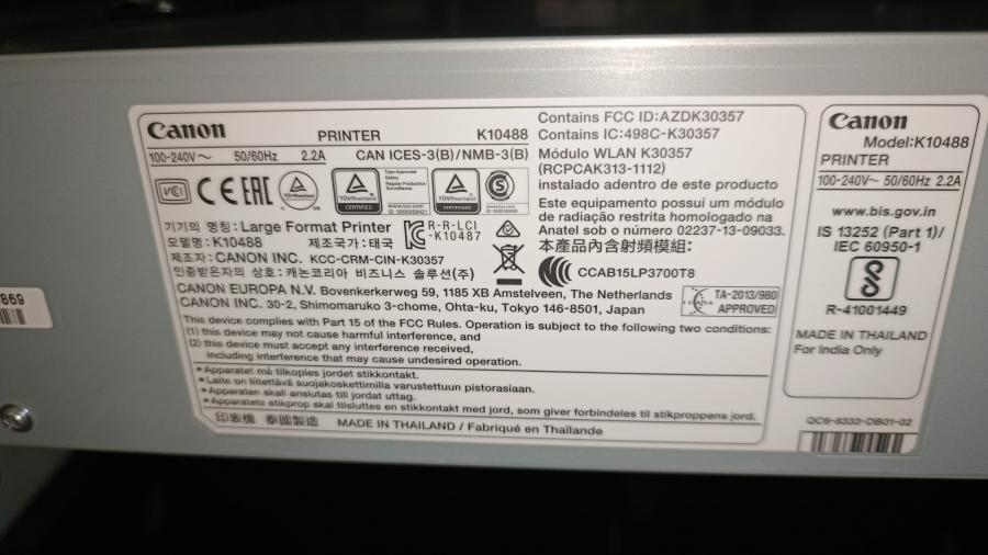 229-028-001 Графопостроитель CANON imagePROGRAF TM-300 #36