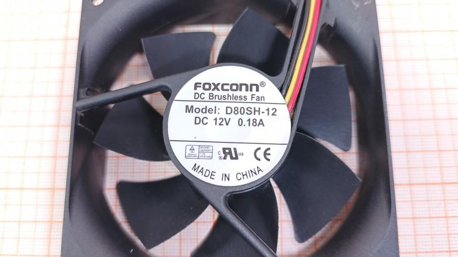 120-134-001 Вентилятор FOXCONN D80SH-12 #2