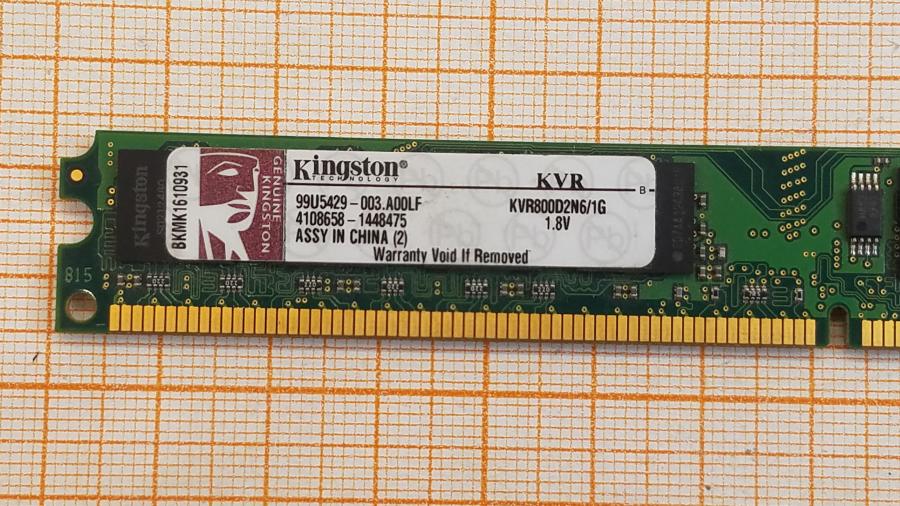 226-278-001 DDR2 DIMM KINGSTON KVR800D2N6/1G #2