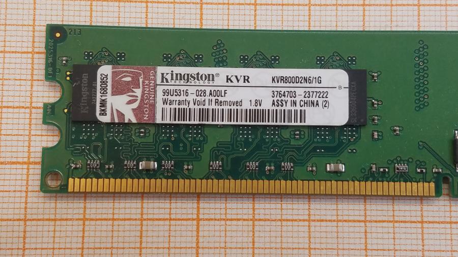226-278-003 DDR2 DIMM KINGSTON KVR800D2N6/1G #2