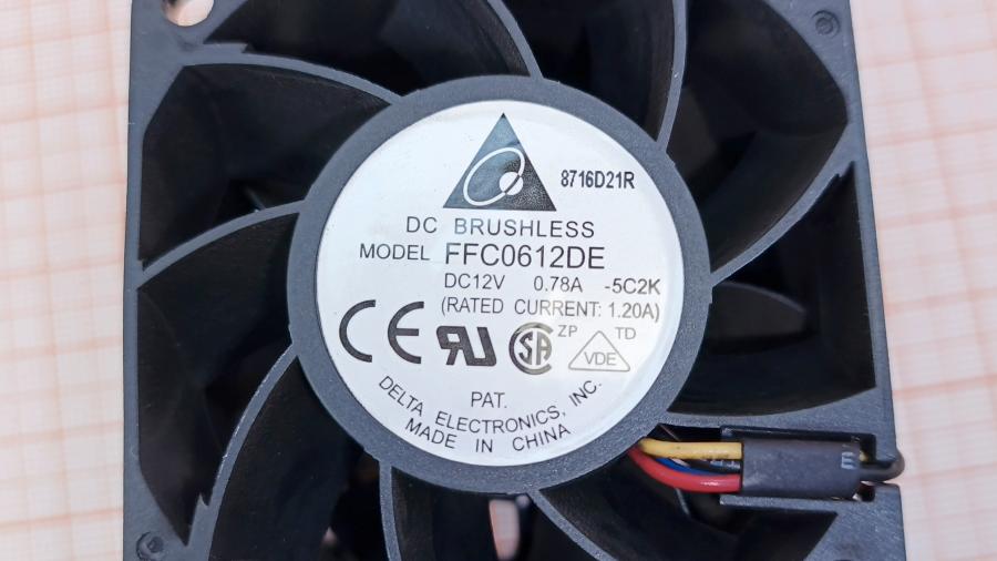 139-207-001 Hot Plug Fan IBM 39M6803 #6