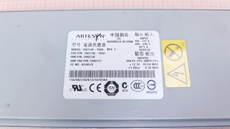 139-209-001 PSU Hot Swap Artesyn 7001138-Y000 #3