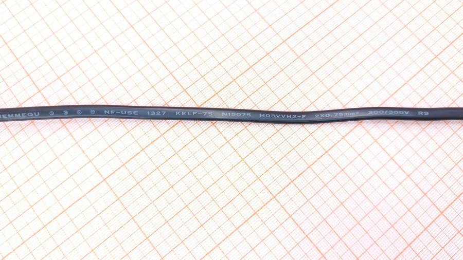 120-157-001 Кабель питания CEE 7/16  CEE7/16 - IEC-C7 2G×0.75мм² 1.5M #7