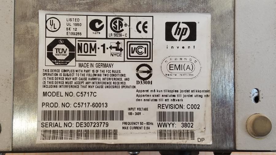 223-419-001 Ленточный накопитель HP surestore dat 40x6 #7