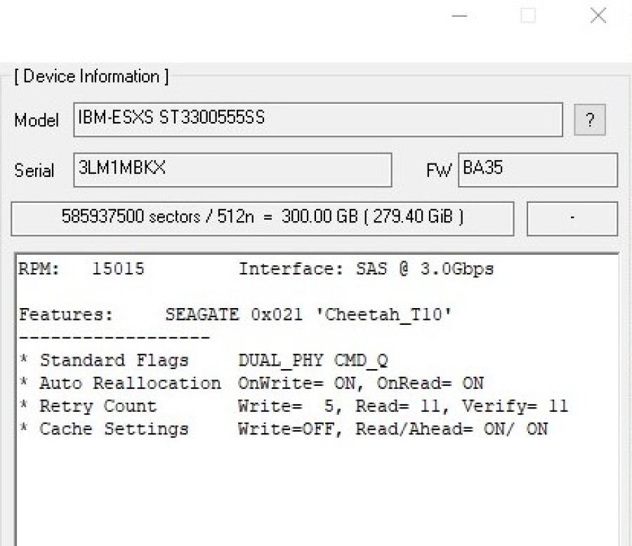 194-078-001 HDD 3.5" SAS IBM 39R7344 #5