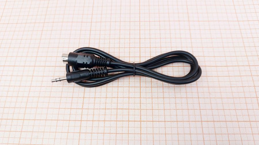 091-039-001 Кабель интерфейсный  MiniJack 3.5mm 3pin - S-video 4pin 1m #1
