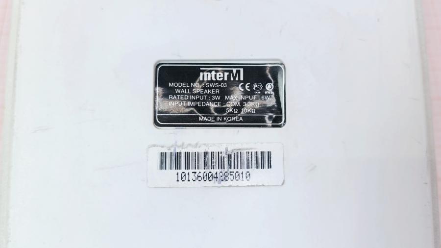 077-182-001 Звуковая колонка INTER-M SWS-03 #9