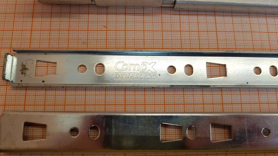 195-256-001 Комплект рельс в стойку CompX DYNASLIDE H544TK4001-MEZ0010 #3