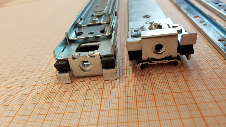 195-256-001 Комплект рельс в стойку CompX DYNASLIDE H544TK4001-MEZ0010 #5