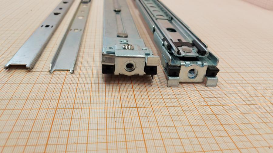 195-256-001 Комплект рельс в стойку CompX DYNASLIDE H544TK4001-MEZ0010 #6