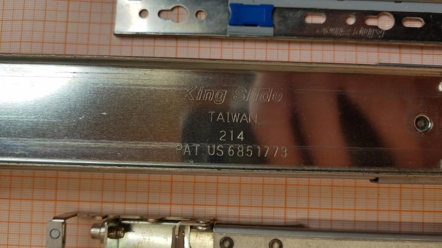 195-257-001 Комплект рельс в стойку KING SLIDE US6851773 #3