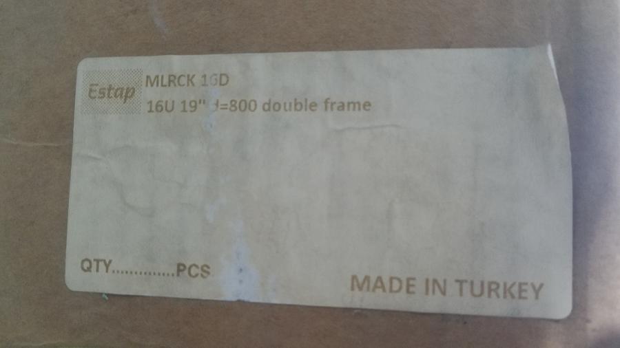 192-002-001 Стойка телекоммуникационная ESTAP RELAYrack MLRCK 16D #3