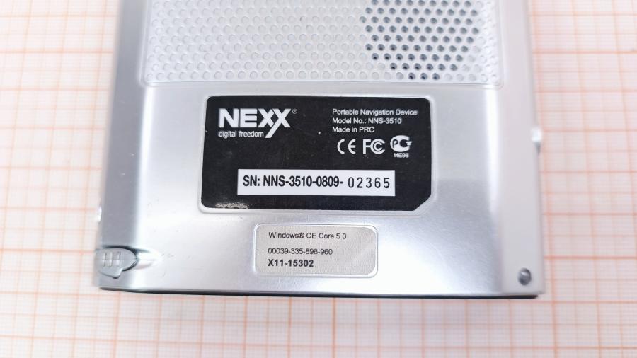 001-093-001 Автонавигатор NEXX NNS-3510 #8