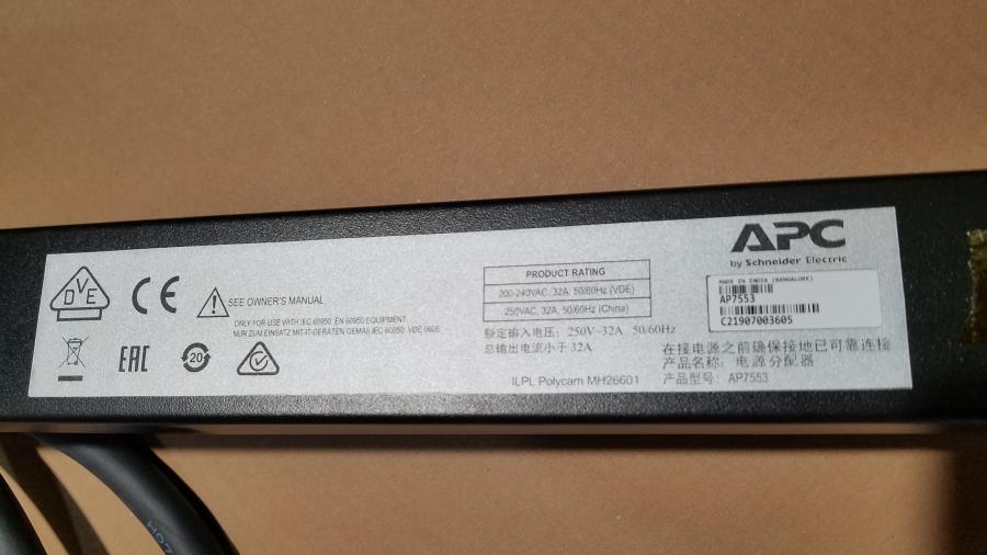 192-011-001 Блок силовых розеток APC AP7553 #8