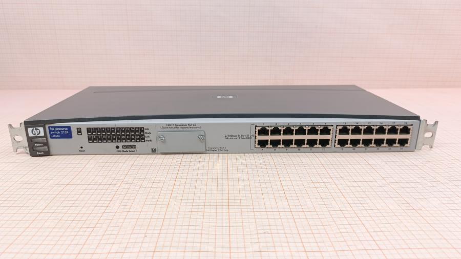 001-103-002 Коммутатор неуправляемый HP ProCurve Switch 2124 (J4868A) #2