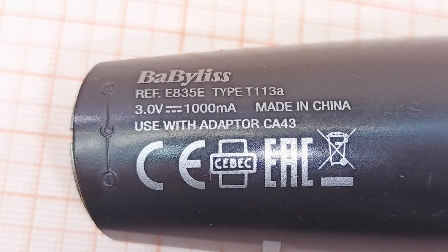 001-111-002 Машинка для стрижки BaByliss T113a #9