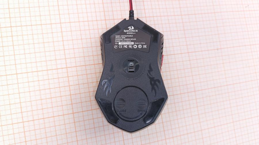 001-119-001 Мышь проводная Redragon Centrophorus M601 #4
