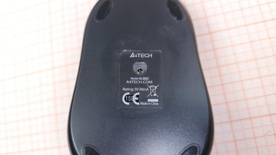 001-120-002 Мышь проводная A4tech V-Track N-360 #4