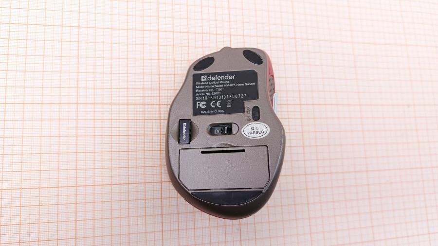 001-126-001 Мышь беспроводная Defender Safari MM-675 Nano Sunset #4