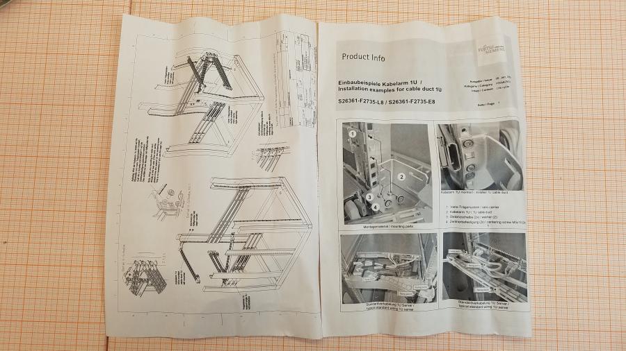 218-301-001 Кабельный органайзер FUJITSU-SIEMENS S26361-F2735-L8 #7