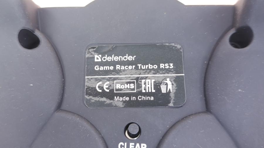 001-141-001 Игровой контроллер Defender Game Racer TURBO RS3 #8