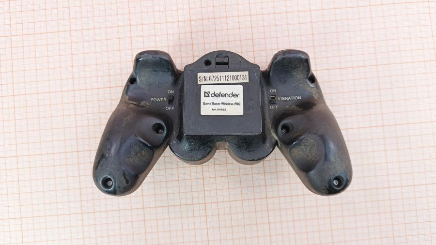 001-142-001 Игровой контроллер Defender GAME RACER WIRELESS PRO #7