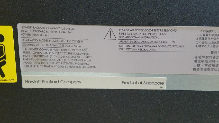 195-042-005 Chassis Blade-System HP c7000 Enclosure #6