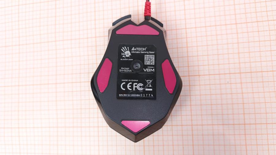 001-199-001 Мышь проводная A4tech Bloody V8M #4