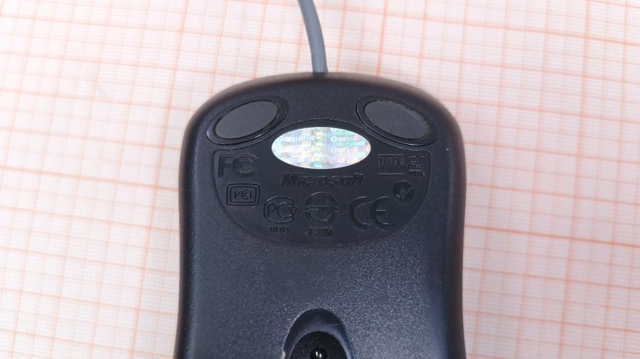 001-201-001 Мышь проводная MICROSOFT Basic Optical Mouse 1.0A #4