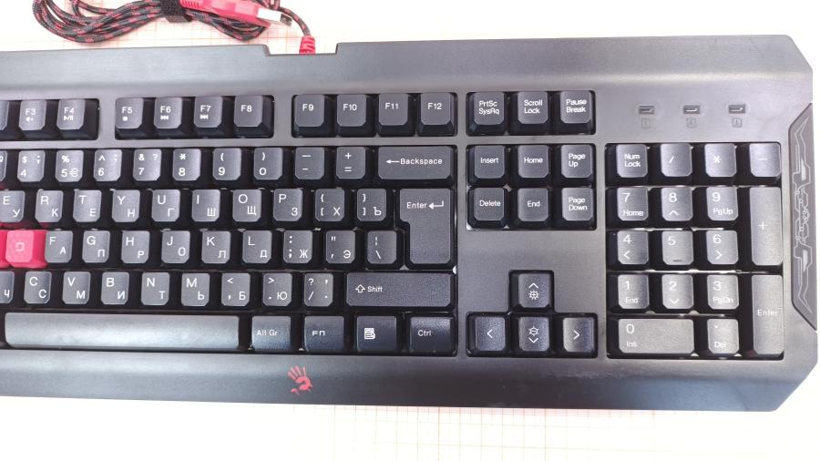 001-216-002 Клавиатура проводная A4tech Bloody Q100 #3