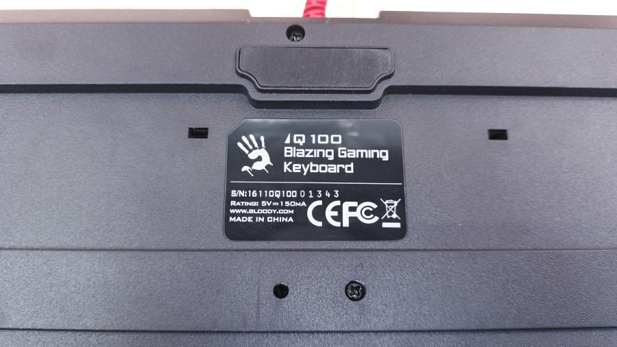 001-216-003 Клавиатура проводная A4tech Bloody Q100 #5