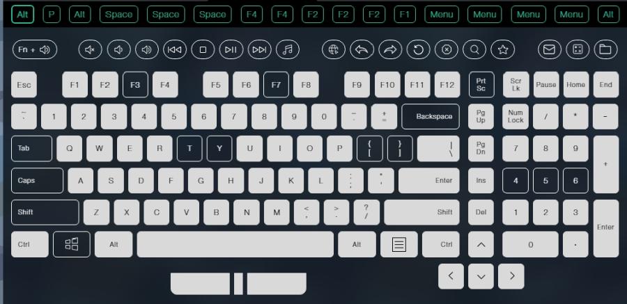 001-216-003 Клавиатура проводная A4tech Bloody Q100 #8