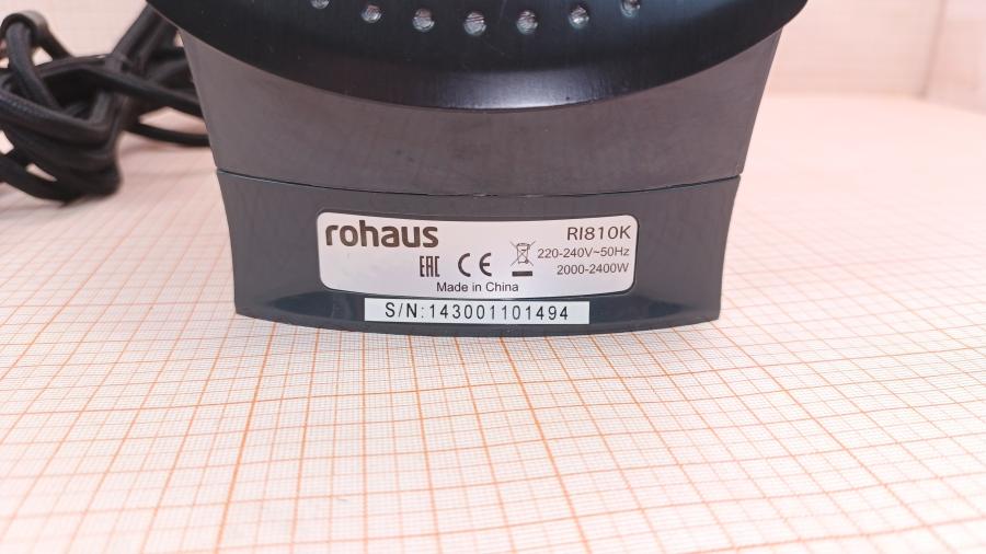 001-239-001 Утюг Rohaus RI810K #11