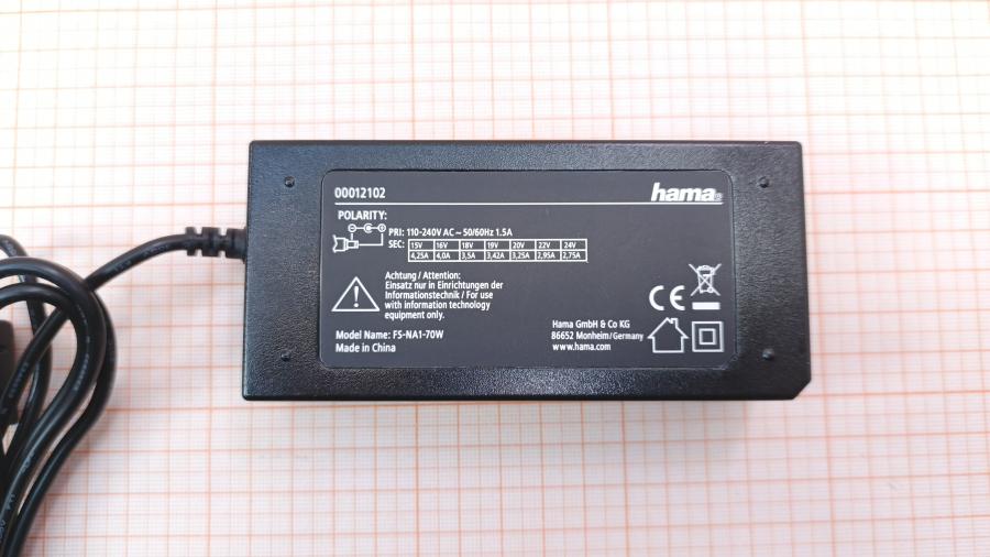 001-243-001 БП для ноутбука HAMA 012102 #3