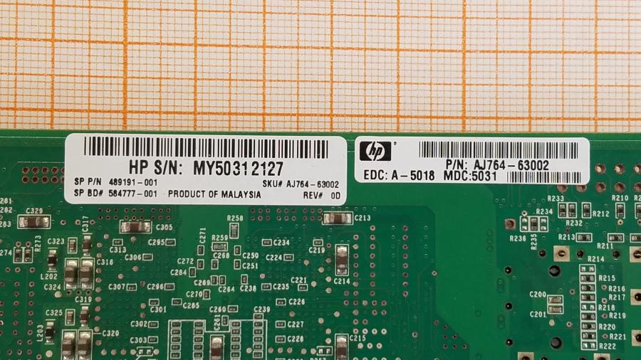 001-255-001 Сетевая карта SFP HP 489191-001 #5