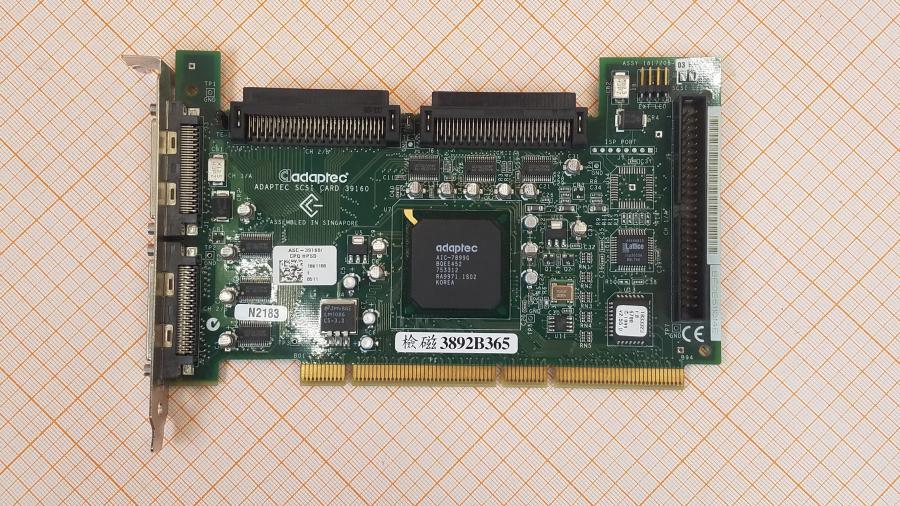001-259-001 Контроллер PCI Adaptec ASC-39160/CPQ HPSD #2