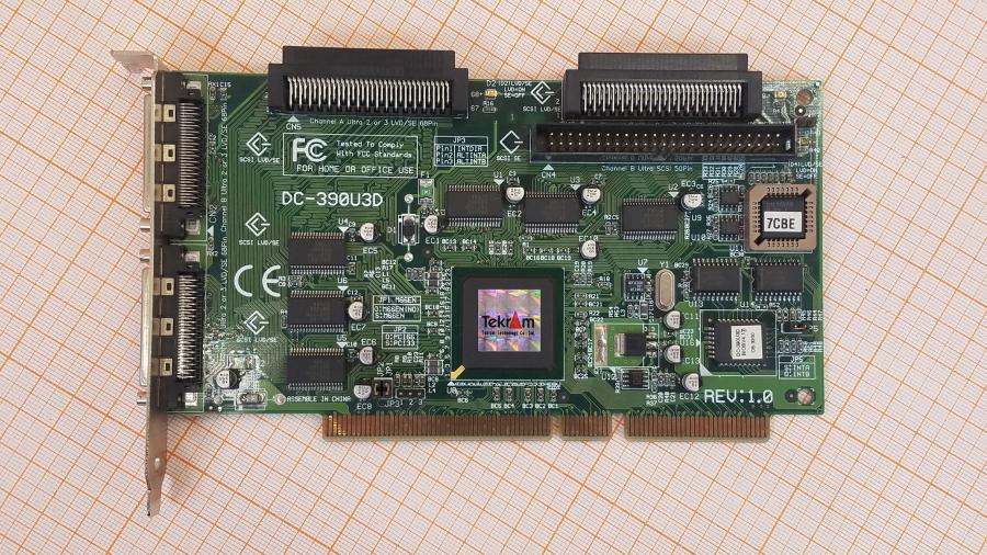 001-260-001 Контроллер PCI Tekram DC-390U3D #2