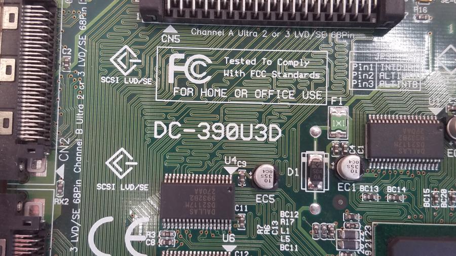 001-260-001 Контроллер PCI Tekram DC-390U3D #3