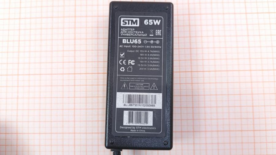001-262-007 БП для ноутбука STM electronics BLU 65 #6