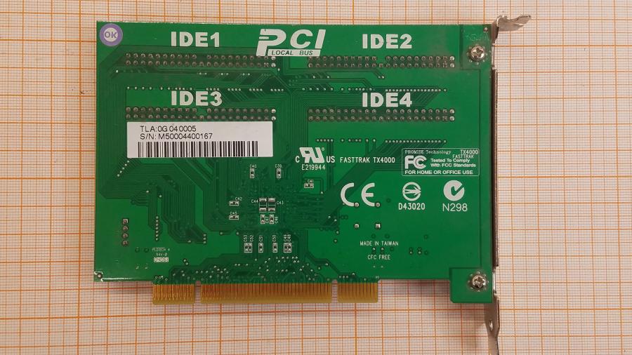 001-264-001 Контроллер PCI IDE Promise technology inc FastTrak TX4000 #3