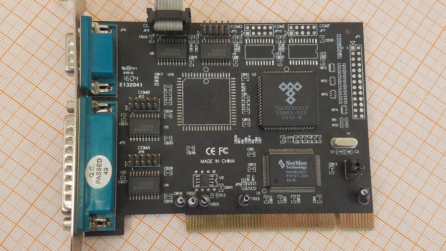 001-274-001 Контроллер PCI STLAB PCI-IO9845-4S #2