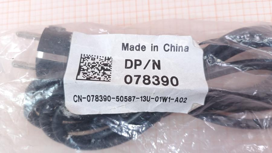 001-286-001 Кабель питания CEE7/7 DELL 078390 #2