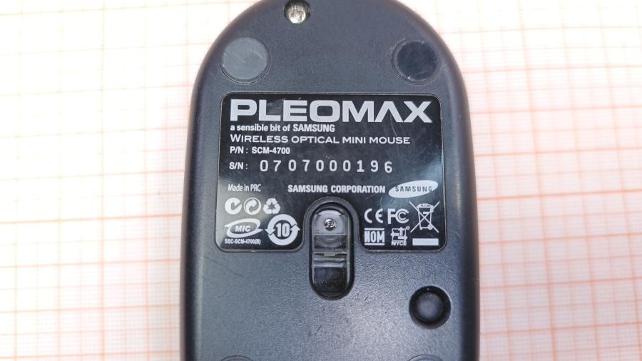 001-307-001 Мышь беспроводная SAMSUNG PLEOMAX SCM-4700 #6