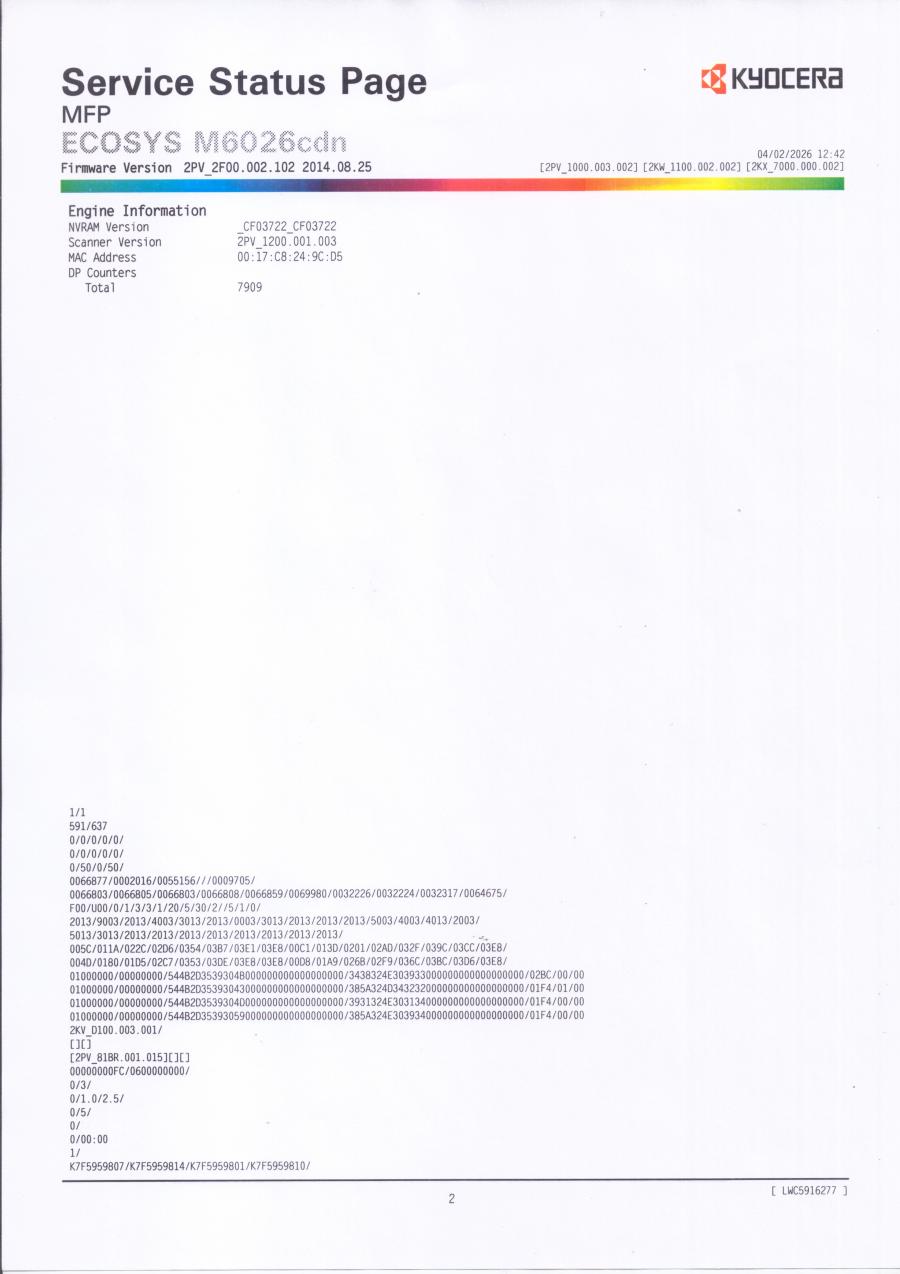 232-002-001 МФУ KYOCERA Ecosys M6026cdn #47