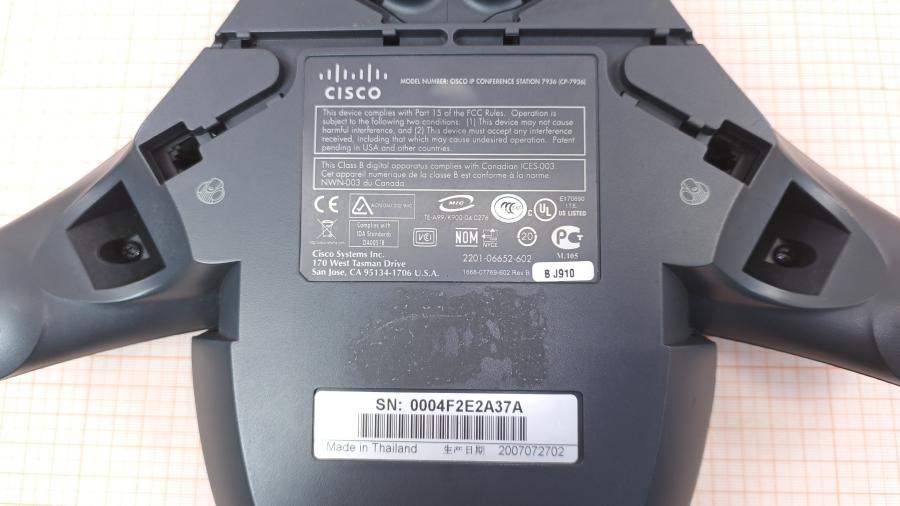 035-001-008 Станция конференц-связи CISCO IP CONFERENCE STATION CP-7936 #11