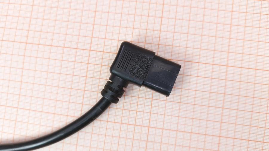 066-170-001 Удлинитель питания  IEC C13 Угловой - IEC C14 3G×1.0мм² 3m #2