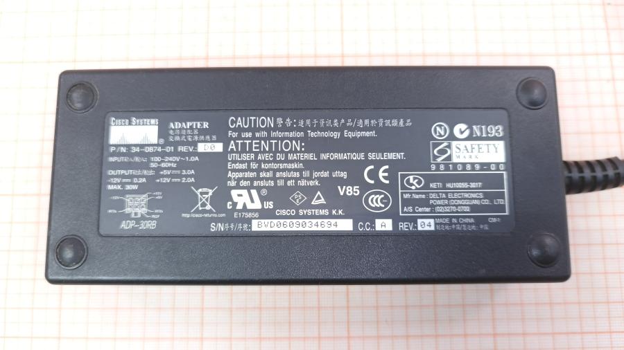 001-339-001 БП внешний для коммутатора CISCO 34-0874-01 #3