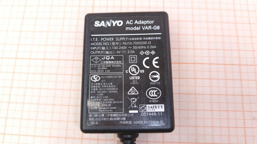 001-348-001 БП для видеокамеры SANYO VAR-G8 #3